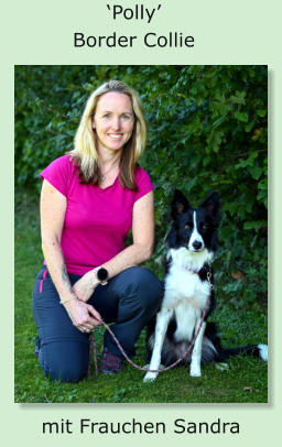 ‘Polly’ Border Collie mit Frauchen Sandra