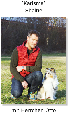 ‘Karisma’ Sheltie mit Herrchen Otto